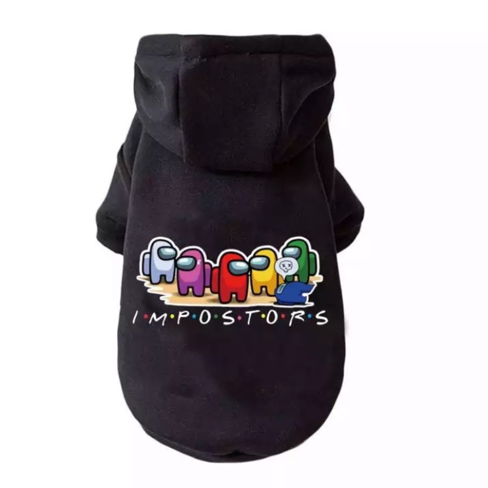 Black Among Us Imposters Small Dog Shirt Hoodie